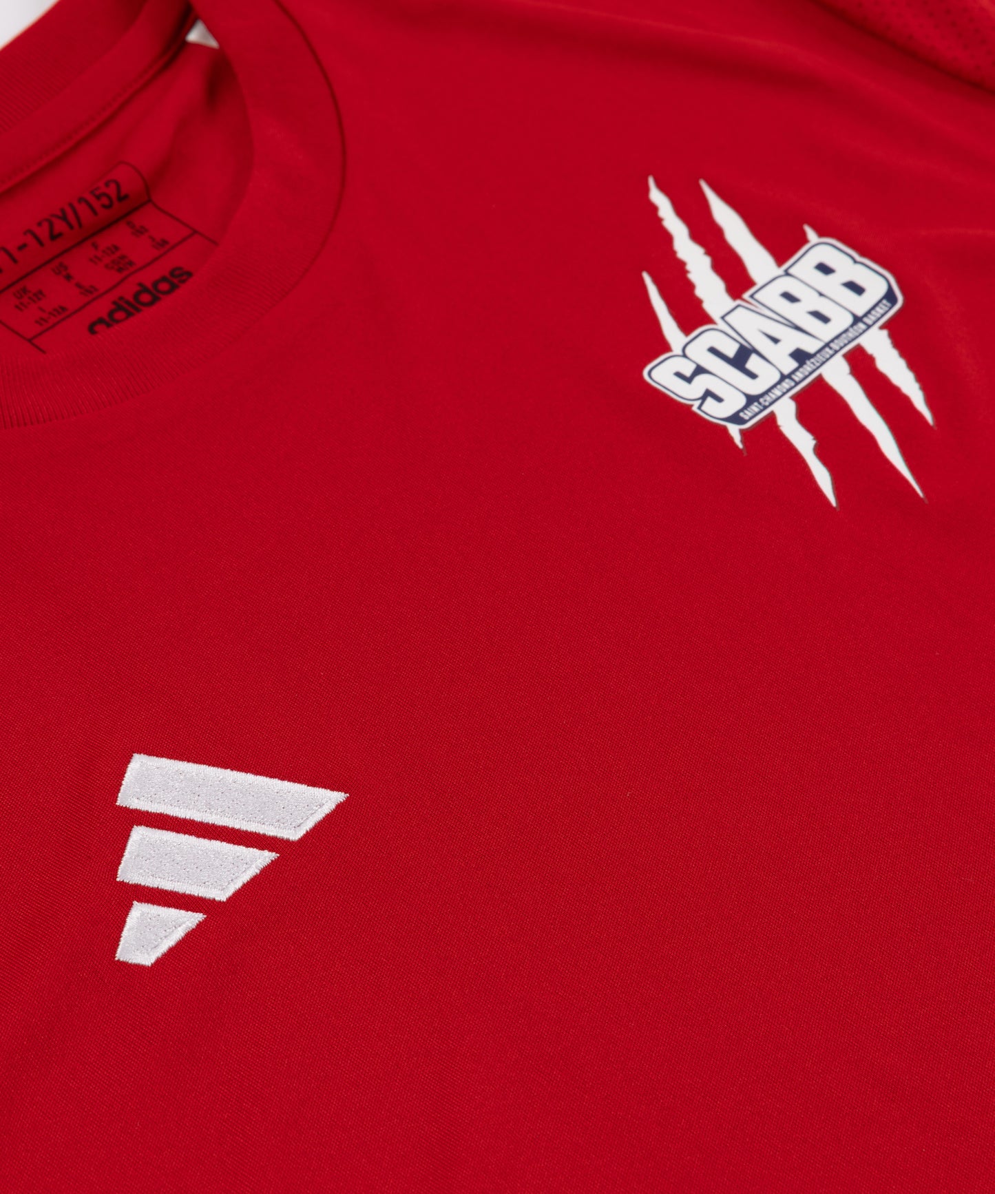 MAILLOT SCABB ADIDAS ROUGE ENFANT
