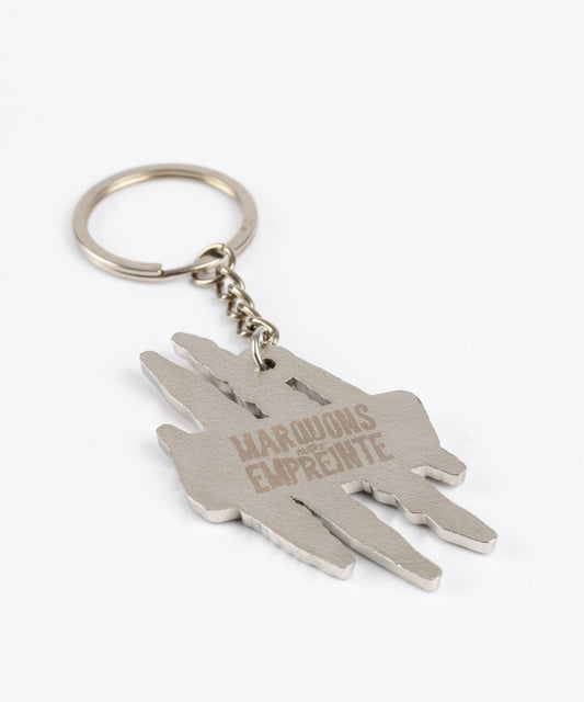 PORTE-CLÉ LOGO MÉTALIQUE