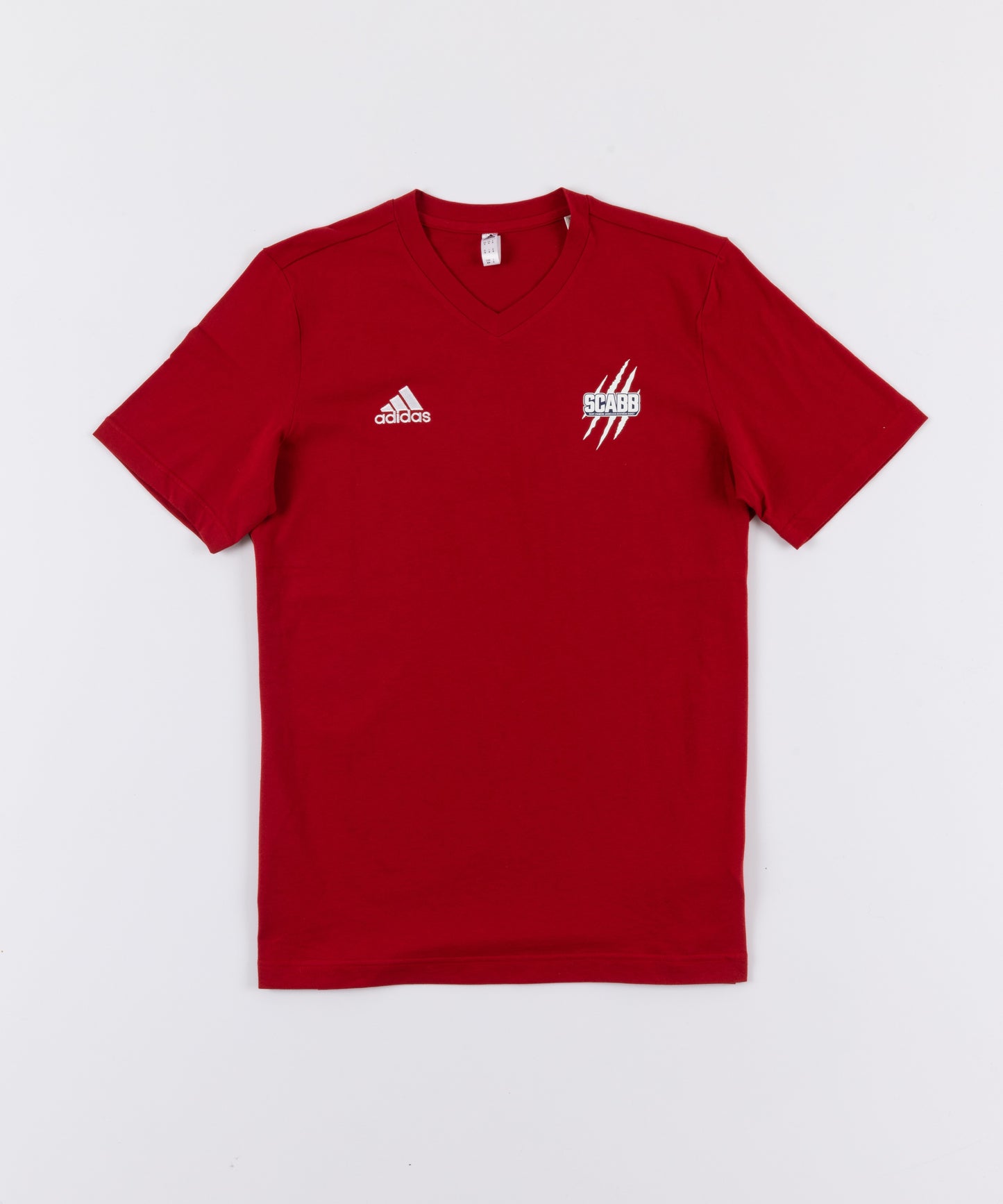 T-SHIRT SCABB ADIDAS ROUGE COTON