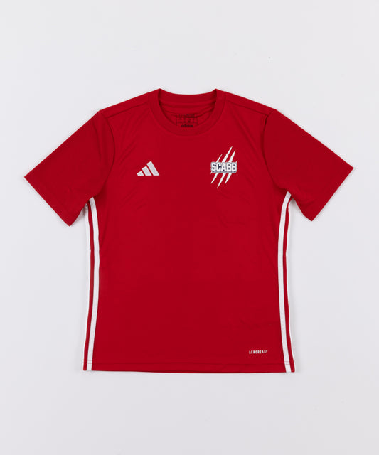 MAILLOT SCABB ADIDAS ROUGE ENFANT