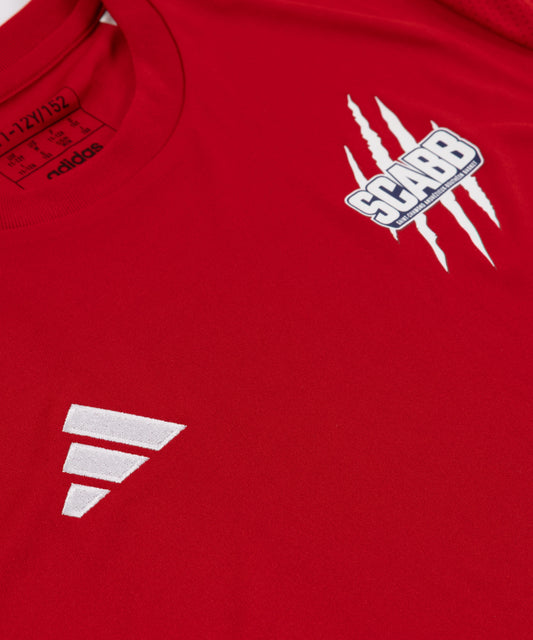 MAILLOT SCABB ADIDAS ROUGE ENFANT