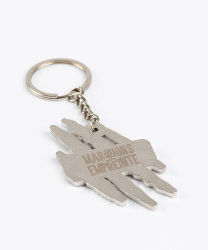 PORTE-CLÉ LOGO MÉTALIQUE