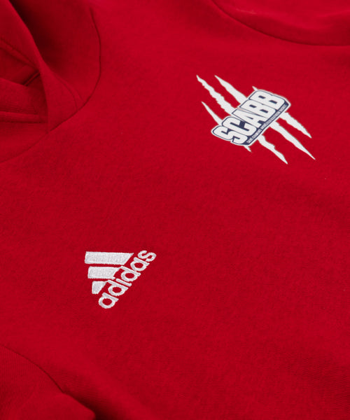 SWEATSHIRT SCABB ADIDAS ROUGE ENFANT
