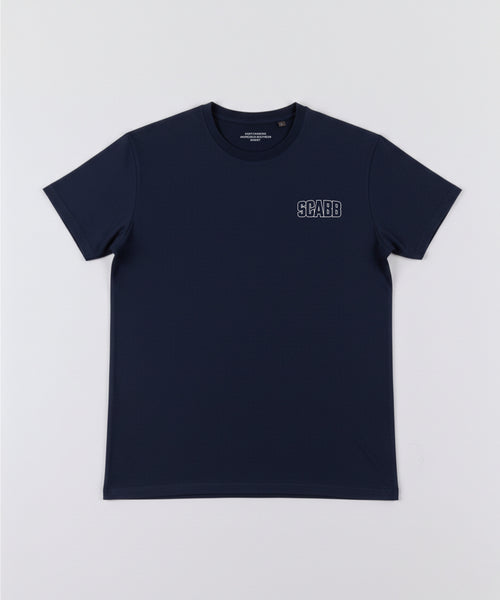 T-SHIRT BLEU SCABB BRODÉ