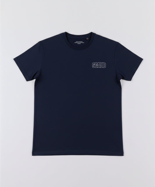 T-SHIRT BLEU SCABB BRODÉ